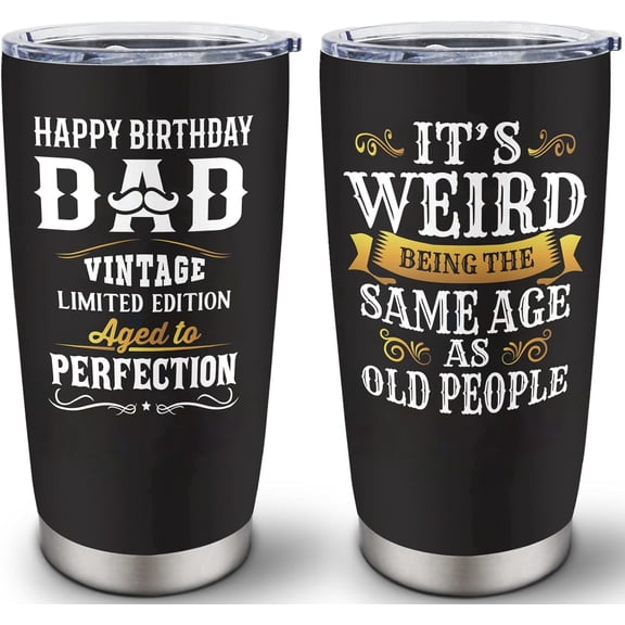 Birthday Gifts for Dad, Dad Birthday Gifts from Daughter Son, Dads Birthday Gifts Ideas, Cool Birthday Gifts Dad, Happy Birthday Dad Gifts, Gifts for Dad Birthday, Best Dad Ever Gifts 20oz Tumbler