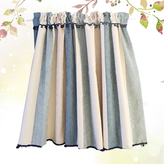 NUOLUX 1Pc Multi Color Nordic pe Kitchen Curtain Polyester Half Curtain