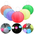 thumbnail image 2 of Pebbuoy Solar Chinese Lantern Hanging Lamp IP44 Waterproof Automatic Charging Outdoor Indoor Hanging Solar Lantern LED Garden Decorative Light, 2 of 7