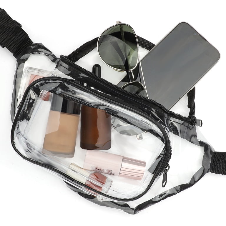 EEEkit Clear Waterproof Fanny Pack, Adjustable Waist Bag photo 3
