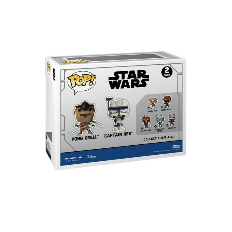 FUNKO POP! STAR WARS PONG KRELL VS CAPTAIN REX - Walmart.com