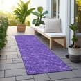 thumbnail image 5 of Addison Rugs Chantille Indoor/Outdoor Transitional Arrows Purple Washable Runner Rug, 2'3" x 7'6", 5 of 5