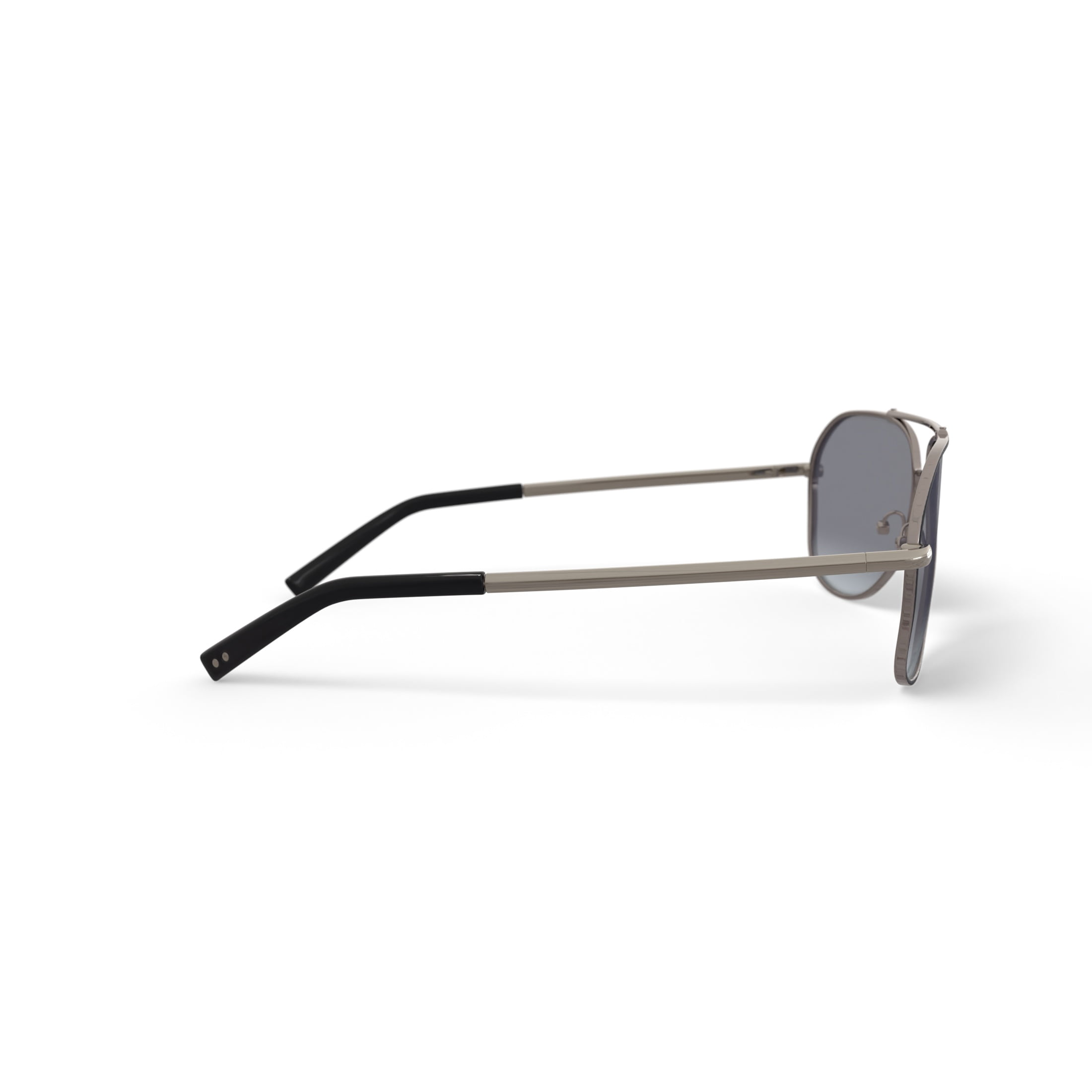 Reverb Men's Angular Aviator Prescription Fashion Sunglasses, RVMOS3001, Shiny Gold/Black, 59-16-150, with Case