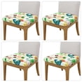 thumbnail image 2 of Uemuo Floral Vintage Pattern Waterproof Square Couch Cushion Covers, Magic Sofa Covers Washable, Stretch Sofa Seat Cushion Slipcovers, 2 of 9