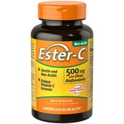 EsterC with Citrus Bioflavonoids  NonAcidic Form of Vitamin C  500 MG (120 Capsules)
