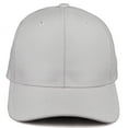 thumbnail image 3 of Daxton Premium Mid Profile Hat Semi Curved Visor Structured Cap 3 Pack - Charcoal,Light Grey, White, 3 of 5