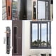 thumbnail image 3 of Sliding Door Lock, Set of 2 Sliding Glass Door Handles, Flush Mount, Keyed, Invisible Handle (Black + White), 3 of 4