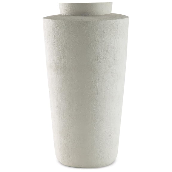 Signature Design by Ashley Flurinworth 29.25" Vase, Cream Textured Finish Decor