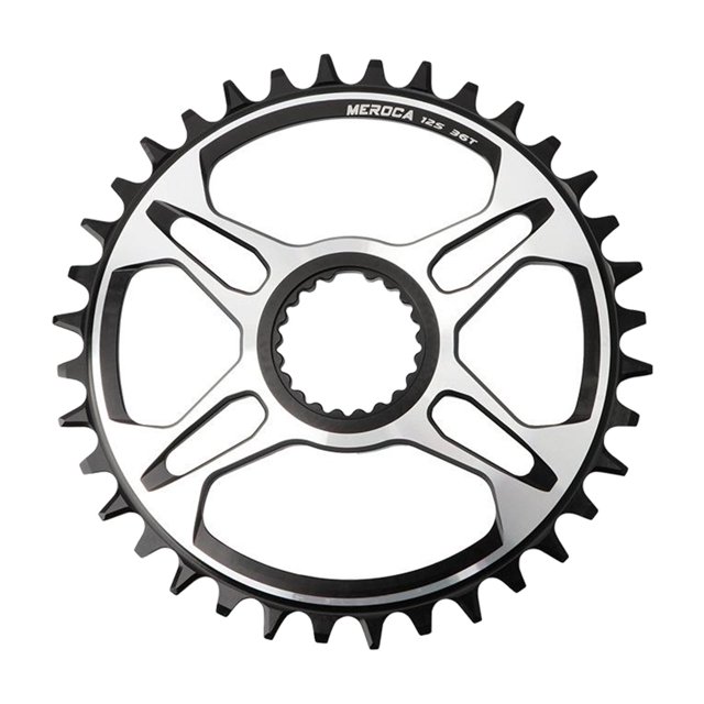 de cadena de bicicleta, 32/34/36 / 38T, aleación de aluminio, bicicleta de montaña, de cadena de manivela única, piezas de reparación de 36 dientes Baoblaze Juego de bielas de plato de bicicleta