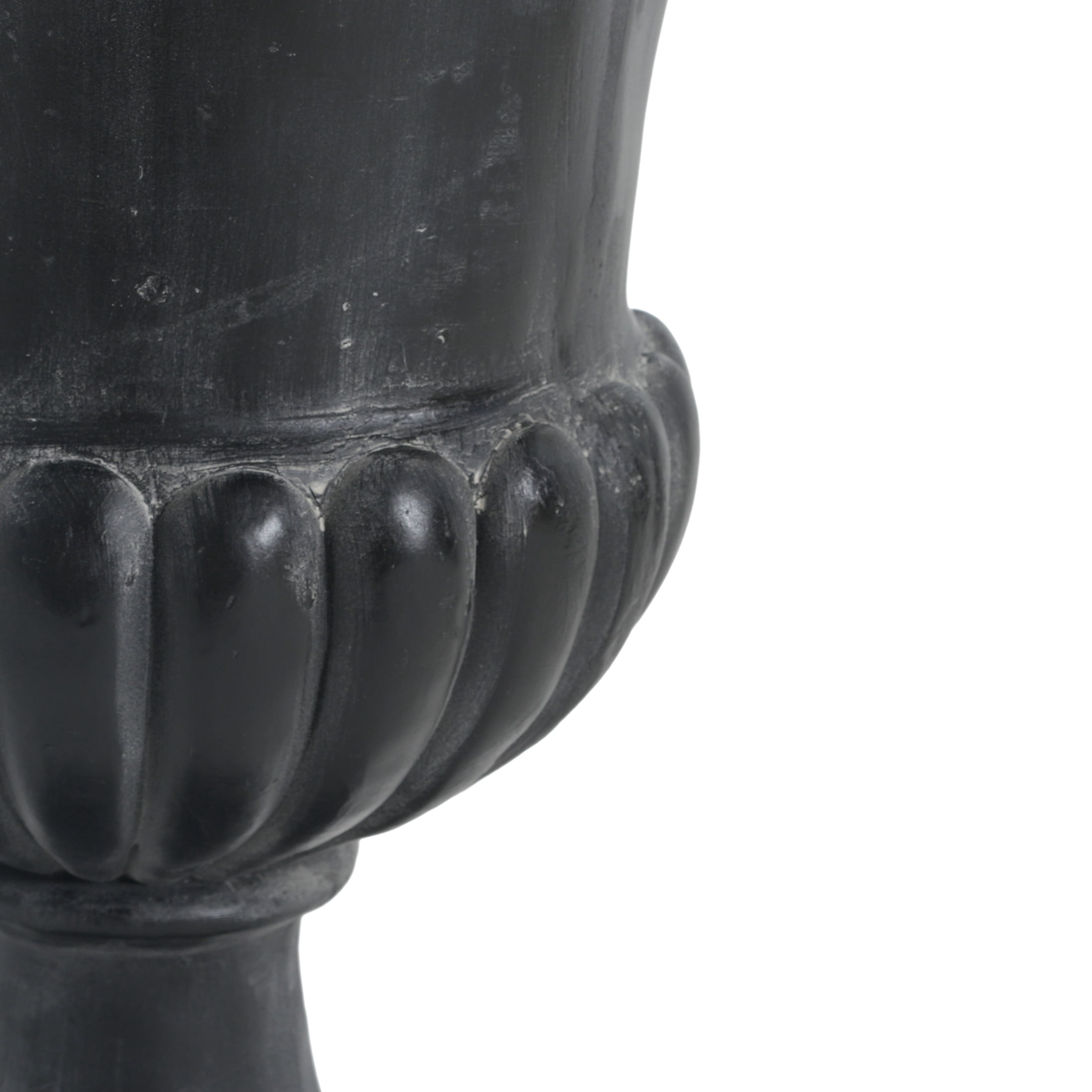 Christopher Knight Home 25.75" MGO Classic Garden Urn Planter, Antique Black