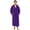 Dark Purple, variant on Men's Bathrobes with Hood, Soft Long Towel Robe for Men (White,L/XL)