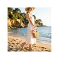 thumbnail image 6 of BLISSFUL STEP Women's Wedge Sandal Platform Ankle Strap Open-Toe Heel Buckle Sandals Pink (Size 5.5), 6 of 7