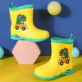 thumbnail image 2 of REDARER Rubber Children Water Shoes Classic Rainboots Rain Boots Kids Baby Cartoon Shoes,3-4 Years, 2 of 7