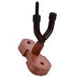 thumbnail image 2 of Tool Mahogany Wood Violin Hanger Hook with Bow Holder for Home & Studio Wall Mount Use, 2 of 5