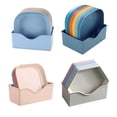 thumbnail image 4 of 4-Inch Square Melamine Appetizer Plates, Small Plastic Snack & Fruit Dishes for Home, Restaurant, Hotel Use, Set of 10, 4 of 7