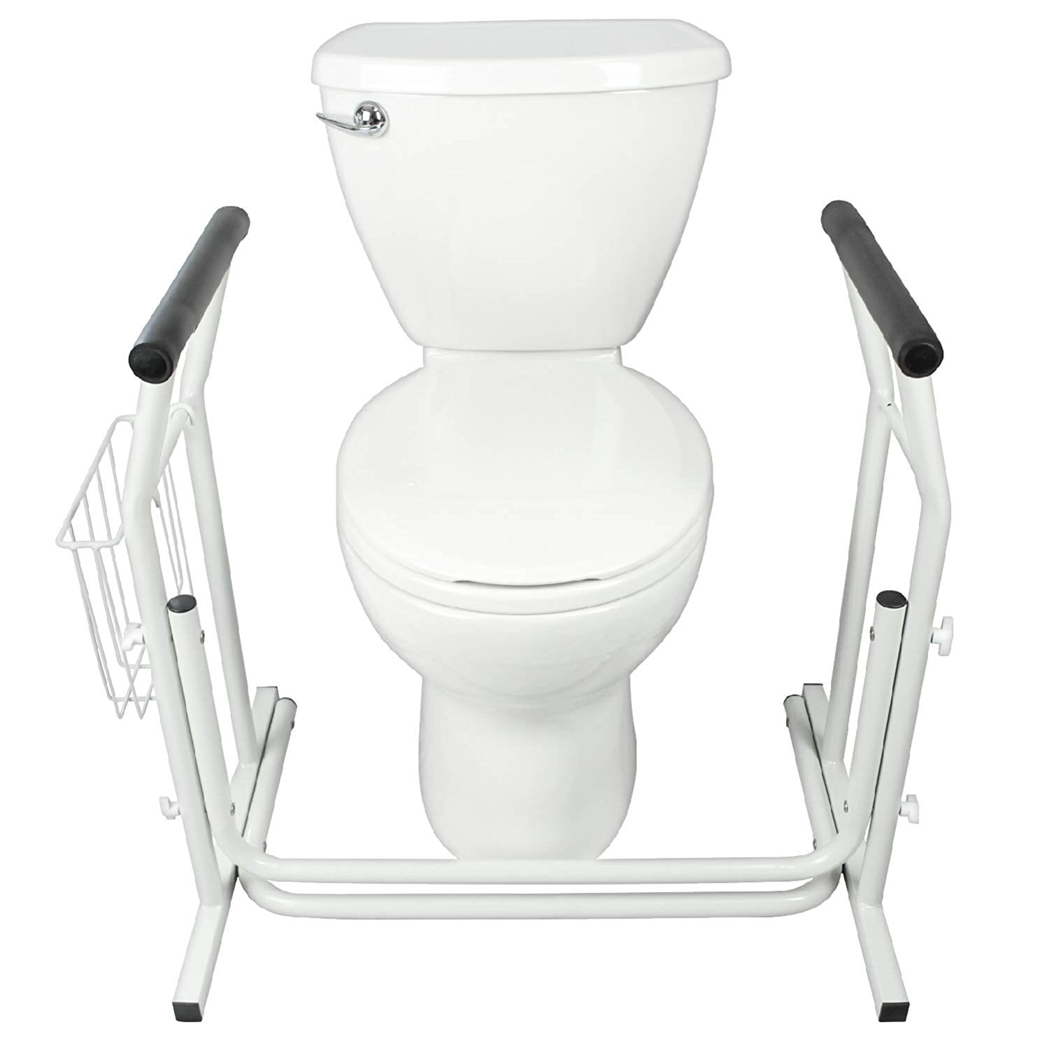 Stand Alone Toilet Rail - Bathroom Safety Frame for Elderly, Handicap
