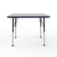 thumbnail image 3 of ECR4Kids 24in x 36in Rectangle Premium Thermo-Fused Adjustable Activity Table Grey/Navy/Navy - Standard Ball, 3 of 4