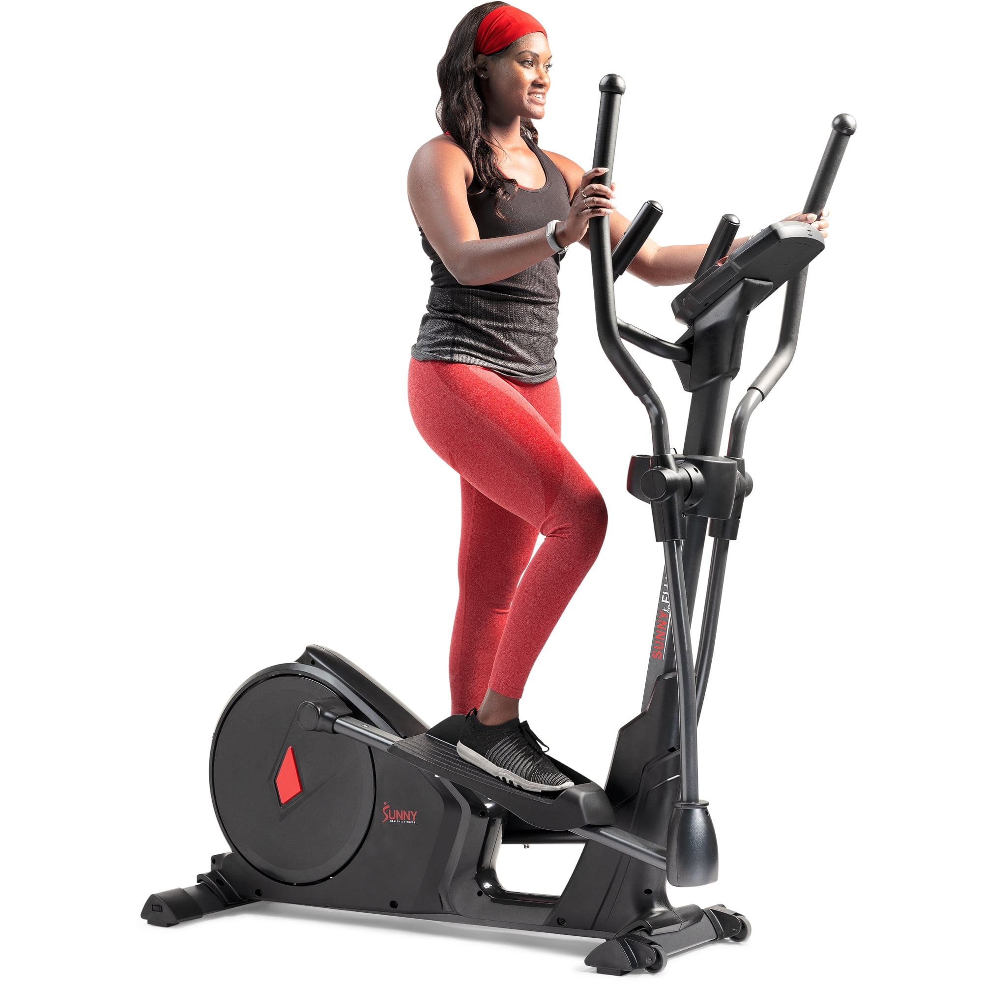 Sunny Health & Fitness Premium Elliptical Exercise Machine Smart Trainer