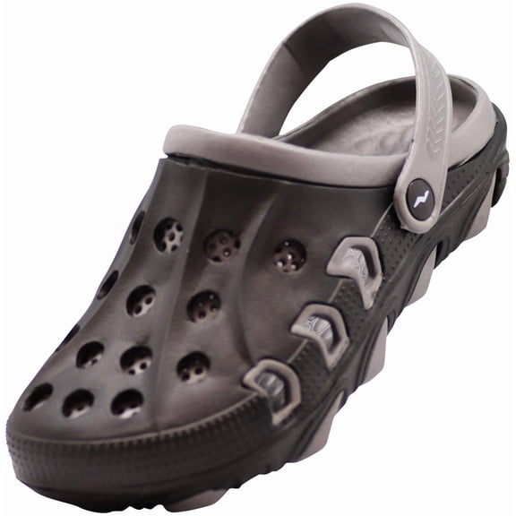 NORTY Men's Slip On Clog Sandal, Walking, Water Shoe or Gardening - Runs 2 Sizes Small