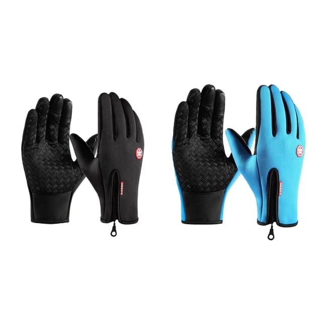 TISHITA 2pcs Winter Gloves Windproof Insulated for Motorcycle StyleD