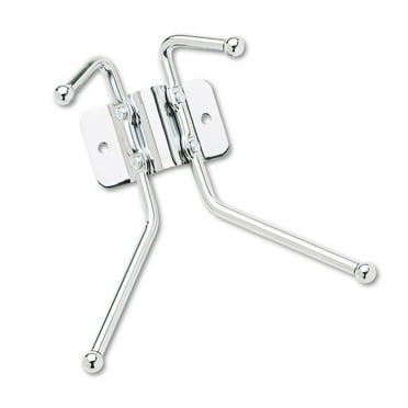 Safco Metal Wall Rack,2 BallTipped DoubleHo 4160