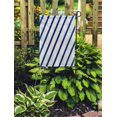 thumbnail image 2 of POGLIP Contrast Blue Stripes on Linear Simple Garden Flag Decorative Flag House Banner 28x40 inch, 2 of 2
