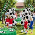 thumbnail image 3 of Yanonmyfd 2 Piezas Extra-grandes de pie de fútbol de fiesta globos, perfecto para cumpleaños, fiestas de cola, celebraciones del día del juego y decoraciones de la Copa del Mundo (Fútbol),Fútbol, 3 of 7