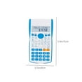 thumbnail image 3 of Gifts YYV Cientific Calculator for Students Battery Powered Function Calculator With LCD Display Math Algebra Geometry Trigonometry Tools Light Blue, 3 of 6