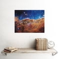 thumbnail image 3 of NASA James Webb Space Telescope Cosmic Cliffs in The Carina Nebula NGC 3372 NIRCam Image Unframed Wall Art Print Poster Home Décor, 3 of 5