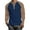 Khaki, variant on Men's Casual Long Sleeve Button Down Contrast Raglan 3/4 Sleeve Print Henley Top for Spring Fall Street Style,Army Green,L