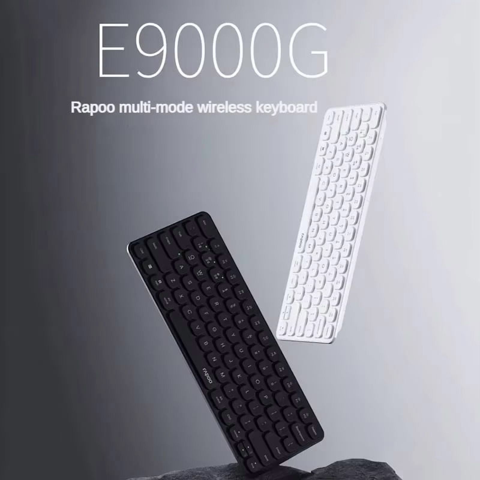 Rapoo E9000G Keyboard Wireless Bluetooth Ultra-thin Body 78-key Compact Layout Pc Portable Business Office Keyboard Win Mac