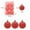 red, variant on Christmas Balls Christmas Tree Ornaments,YgkuHd 6Pcs 3.15In Christmas Tree 3.54In Bauble Hanging Home Party Ornament Decor