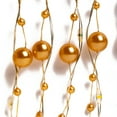 thumbnail image 3 of 40ct. Warm White Gold Pearl LED String Lights by Ashland, 3 of 7
