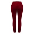 thumbnail image 7 of BLVB Women's High Waist Elastic Velvet Leggings Warm Yoga Pants Stretchy Soft Velour Leggings, 7 of 7