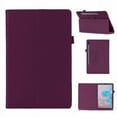thumbnail image 2 of Epicgadget Samsung 11" Galaxy Tab S8 Case With Screen Protector - PU Leather Stand Cover for 2022 Samsung Tab S8 11 Inch SM-X700/X706 with 2 Pieces Galaxy Tab S8 Tempered Glass (Purple), 2 of 6