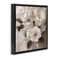 thumbnail image 2 of Stupell Industries Shabby Chic Ivory Flower Bushel Black Floating Frame Canvas Art, 18 x 18, by Nan, 2 of 8