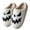 B, variant on Fuzzy Slippers for Women Funny Pumpkin Ghost Print Slip on Memory Foam Winter Bedroom House Shoes