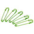 thumbnail image 1 of Uxcell Safety Pins 2.95 Inch Large Metal Sewing Pins Green 30Pcs, 1 of 5