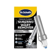 Dr. Scholl’s Freeze Away Subzero Wart Remover - Treats In 10 Seconds, Safe & Easy Wart Removal At Home, 12 Treatments, Fast Acting Wart Freeze Off For Common & Plantar Warts, FSA/HSA Eligible