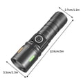 thumbnail image 2 of RKSTN The Flashlights Strong Light Flashlight Outdoor-bright Long-range Telescopic Portable White Light Rechargeable Flashlight, 2 of 8
