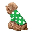 thumbnail image 5 of Honeii Green And White Polka Dot Print Small Dog Hoodies Pet Hooded Sweatshirts Fall Winter Puppy Cat Sweaters Warm Clothes for Small Dogs Outfits Costume-Medium, 5 of 7