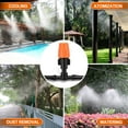 thumbnail image 3 of GARFANS 50ft 1/4'' Micro Irrigation Drip System Watering Drip Irrigation DIY Irrigation Reducing Tee Orange Spray Nozzles Spray Nozzles Irrigation Kits, 3 of 8