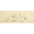 thumbnail image 2 of Alexandre Cabanel 18x9 Black Ornate Wood Framed Double Matted Museum Art Print Titled - Fronton Decor (19th Century), 2 of 5