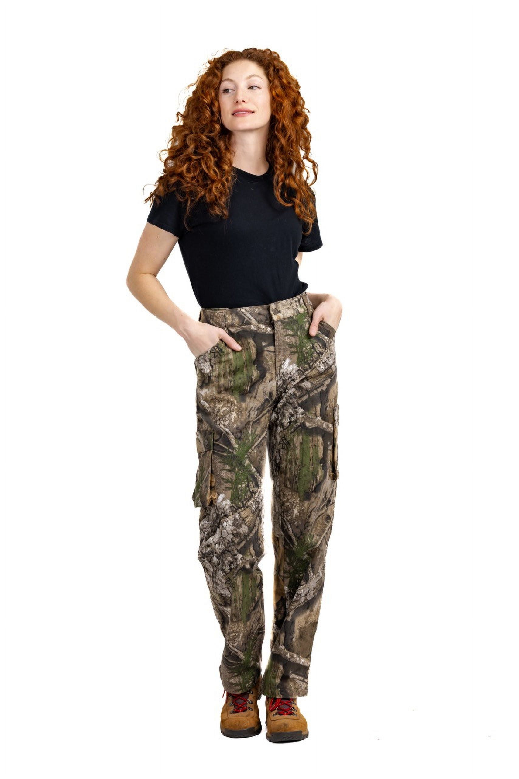 Realtree Women's APX Camo 6-Pocket Cargo Hunting Pants | Durable, Lightweight Outdoor Appare | Size M
