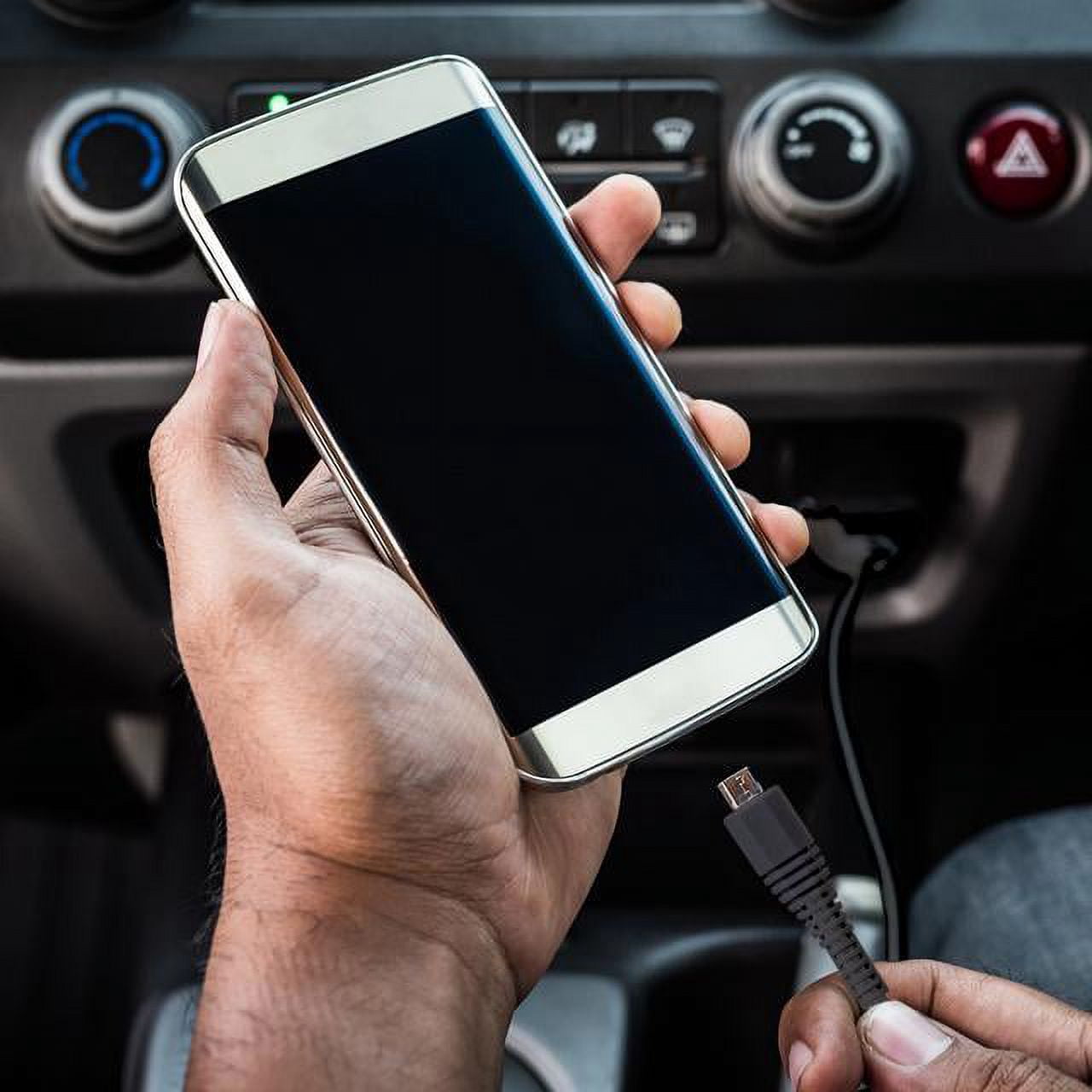 Zeikos BLT21 Built Tough High Speed Micro USB 6 ft. Cable with Various Android Devices - Black