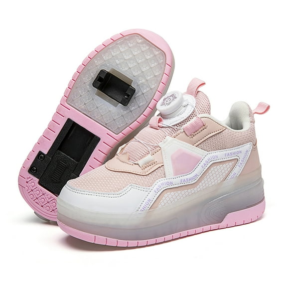 Kids LED Roller Skate Shoes with Wheel Light up Roller Shoes Kids Skates Sneakers Gift for Girls Boys Children