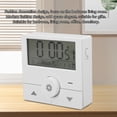 thumbnail image 4 of Horloge Électronique LED, Design Moderne, 3 Alarmes, Répétition, Affichage de la Température, Matériau ABS, Format 12/24H, Options de Son d'Alarme, Répétition 5 Min, 23H 59M 29S Compte à Rebours, Prise, 4 of 7