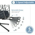 thumbnail image 4 of SWITTE 1-Person Metal Patio Swing Egg Chair with Stand and Footrest with Gray Cushions, 4 of 5