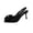 Black, variant on HomeDM Women's Slingback Kitten Heels Closed Pointy Toe Pumps Dress Shoes for Work Wedding Party, Black Size 6.5