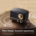 thumbnail image 4 of Altavoz Bluetooth Muzen OTR Metal Retro con radio FM y AUX, 4 of 7